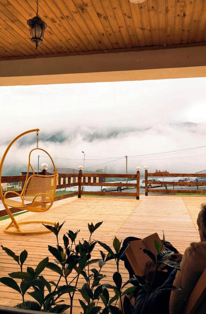 Отель Гостевой дом OISHE Terrace Казбеги Экстерьер фото