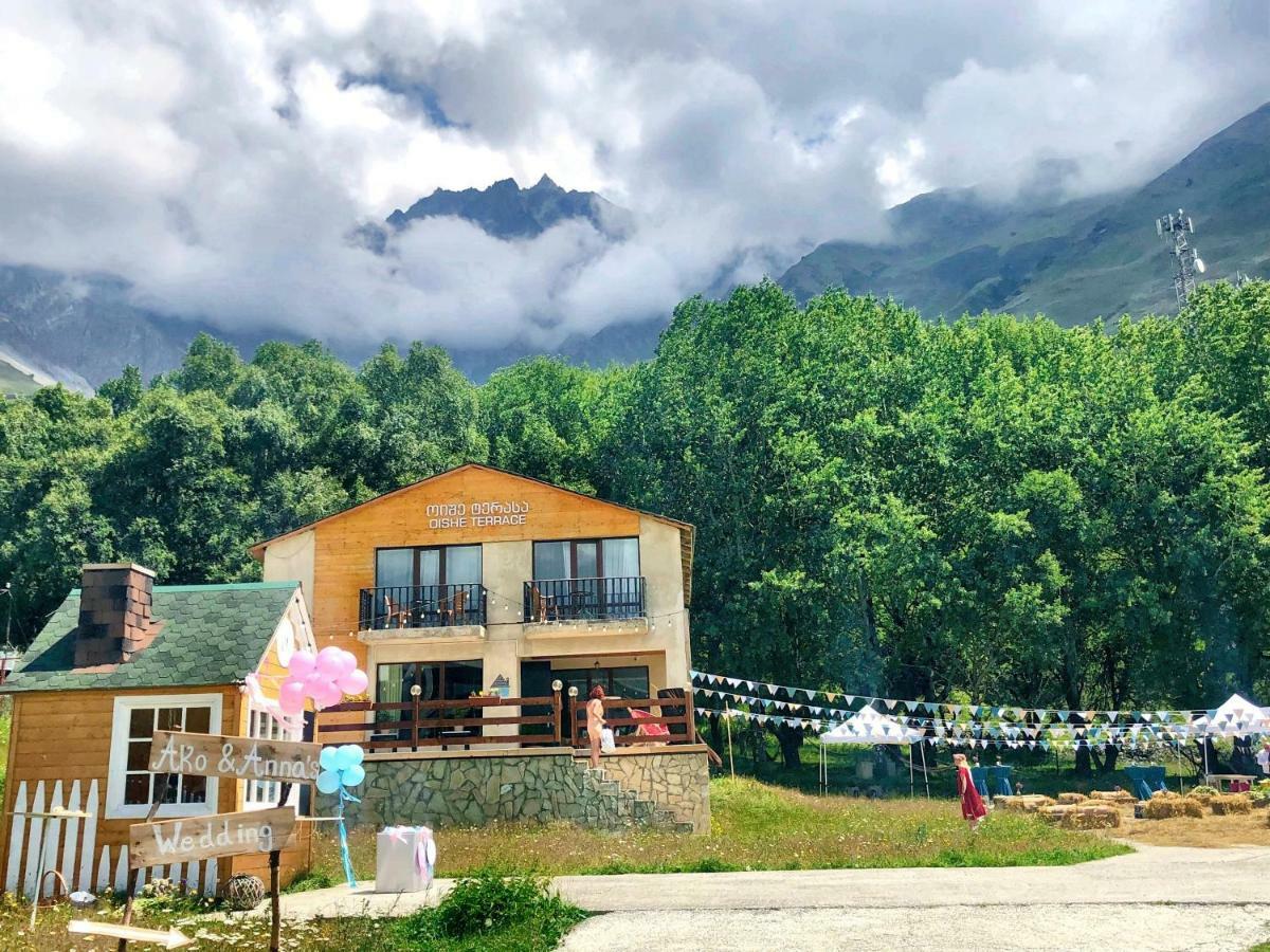 Отель Гостевой дом OISHE Terrace Казбеги Экстерьер фото